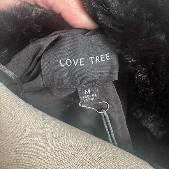 Love Tree Black Teddy Jacket - Picture 4 of 4